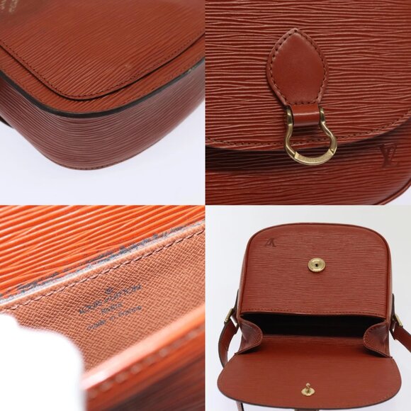 LOUIS VUITTON Epi Saint Cloud PM Shoulder Bag Brown M52213 LV Auth 94852 - Picture 15 of 15